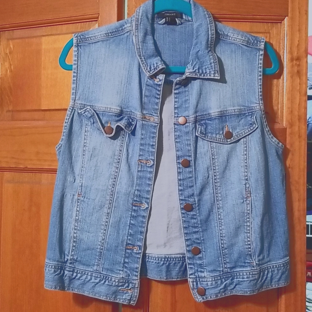 Denim vest